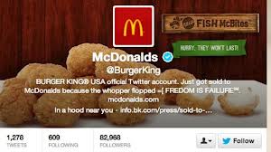 Burger King's unfortunately Twitter incident lead to many unexpected posts on their feed.